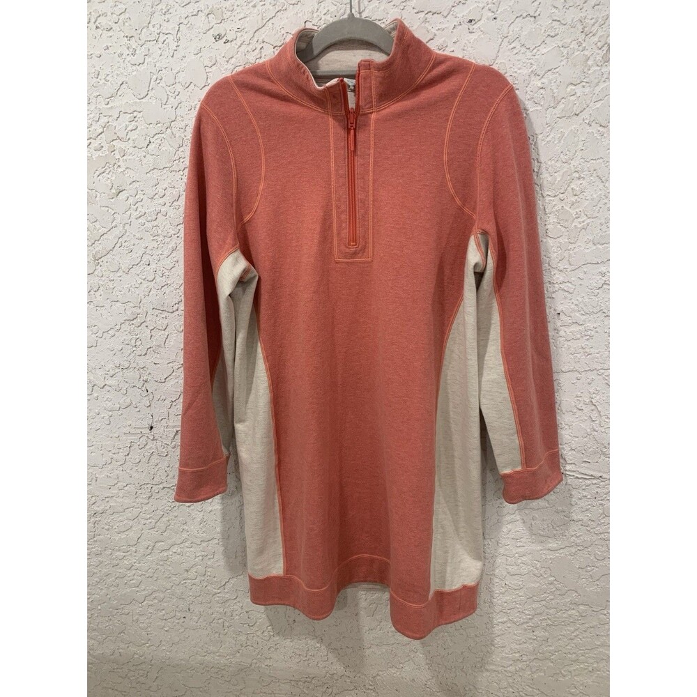 Tommy Bahama Flip Side Reversible 1/2 Zip Dress Resortwear Loungewear Size XL